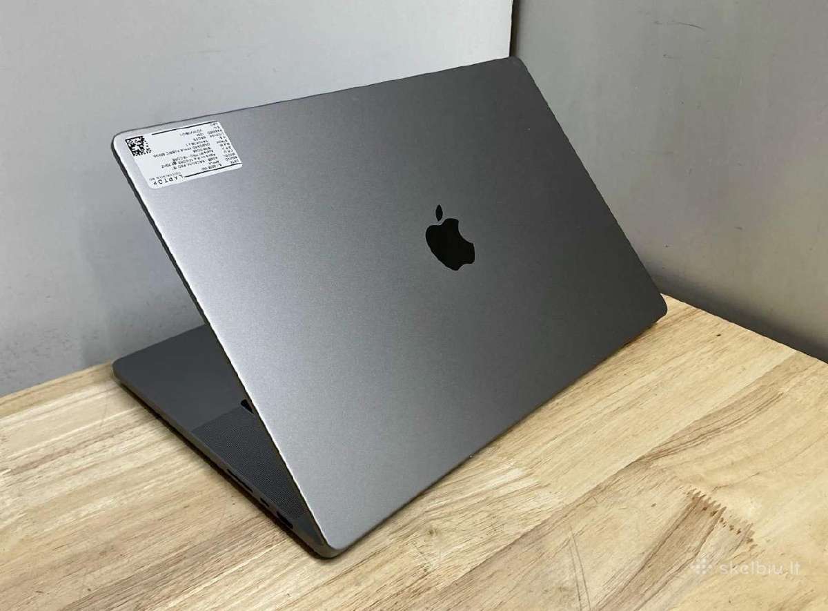 Apple MacBook Pro 16 M1 Pro / 16 GB / 500 GB SSD - nuotraukos Nr. 4