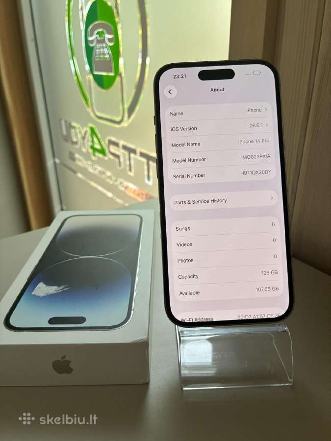 iPhone 14 pro 128gb - nuotraukos Nr. 5