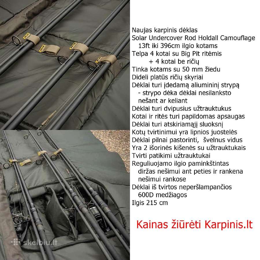 Karpinis dėklas Prologic Avenger Holdall 3+3 13ft - nuotraukos Nr. 17
