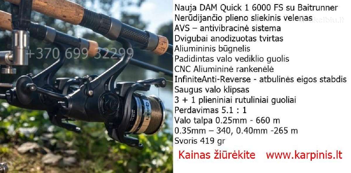 Daiwa Crosscast 24 Scw 5000 C Qd karpinė ritė - nuotraukos Nr. 4