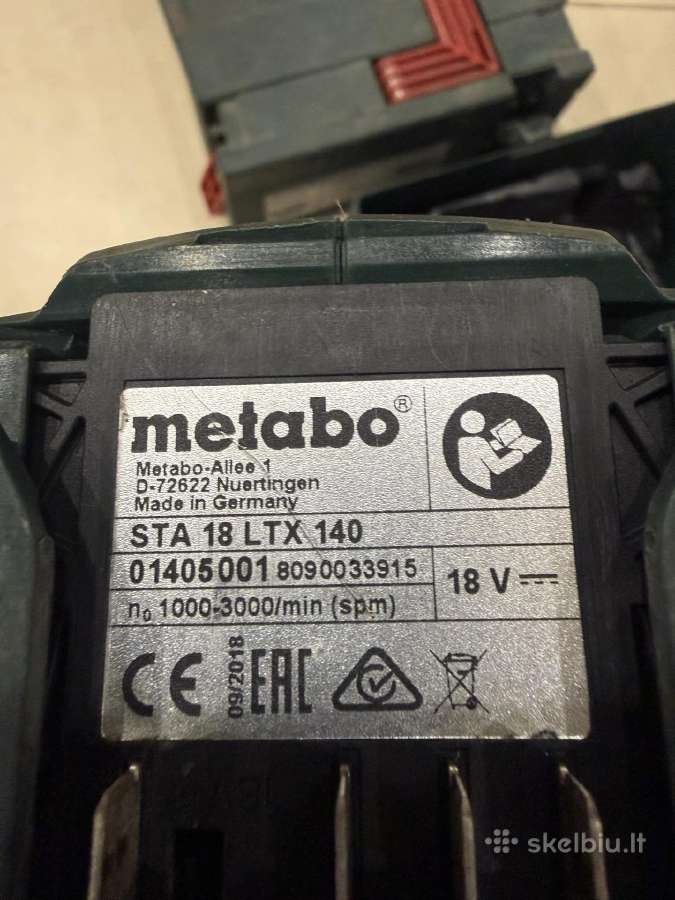 Metabo siaurapjūklis - nuotraukos Nr. 5