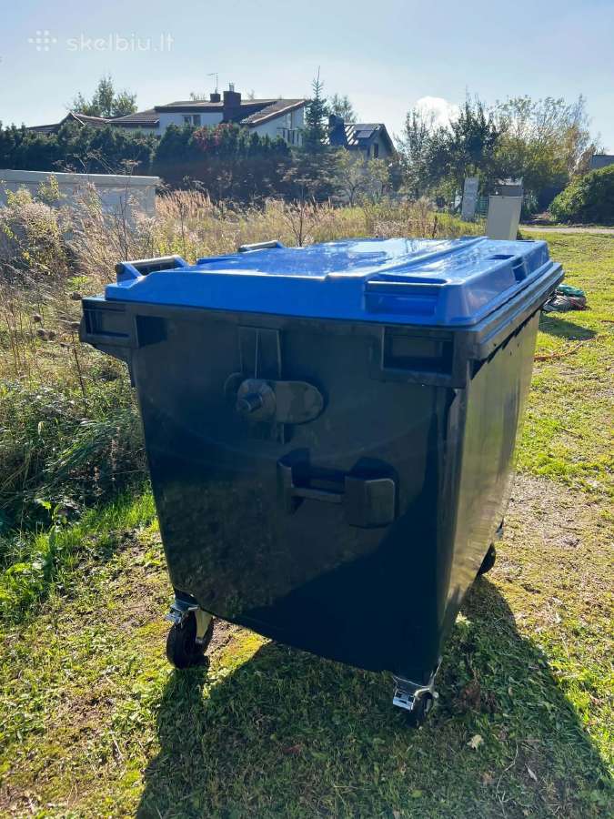 Buitinių atliekų konteineris, 1100l, naudotas - nuotraukos Nr. 2