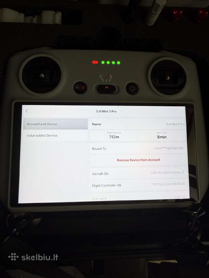 Dji Mini 3 Pro su labai gausia komplektacija - nuotraukos Nr. 2