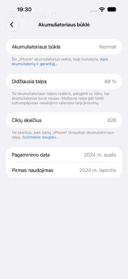 iPhone 16 pro max 256 GB Eu - nuotraukos Nr. 12