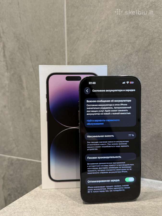 iPhone 14 Pro 128gb - nuotraukos Nr. 4