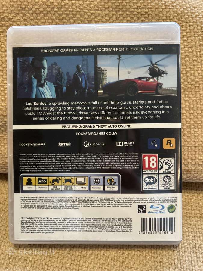 Grand theft auto five PS3 - nuotraukos Nr. 2