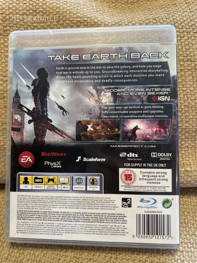 Mass effect 3 PS3 - nuotraukos Nr. 2