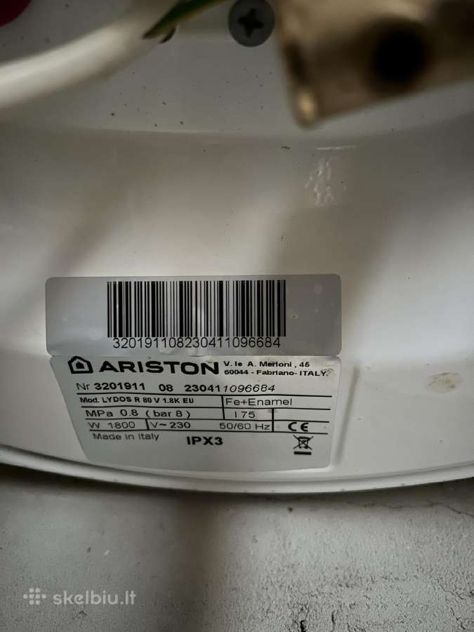 Boileris Ariston Lydos, 75l - nuotraukos Nr. 5