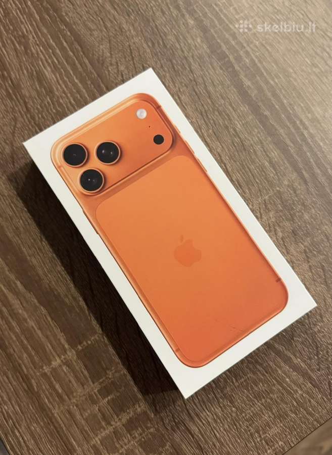 iPhone 17 Pro Max 256 GB Orange - Su Garantija - nuotraukos Nr. 3