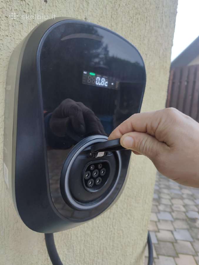 1f arba 3f Ev 22kw krovimo stotelė su Type 2 laidu - nuotraukos Nr. 9