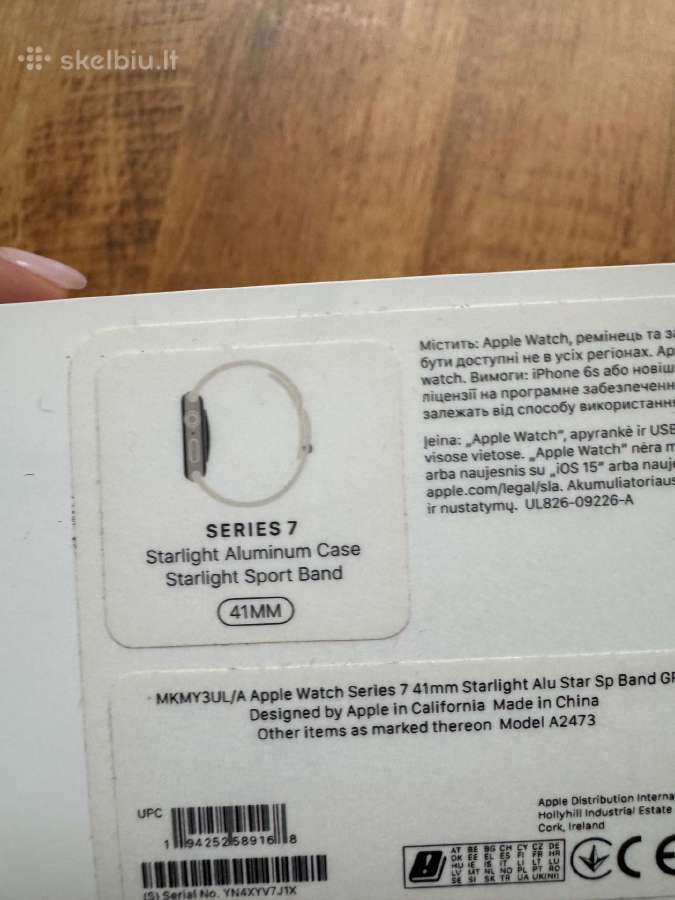 Apple Watch series 7 41mm - nuotraukos Nr. 4