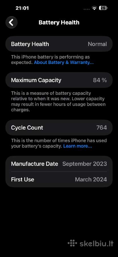 iPhone 15 plus puikuos bukles 84% baterjos - nuotraukos Nr. 9