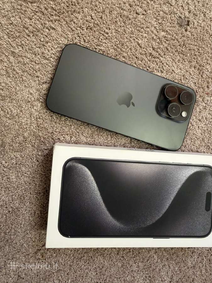 iPhone 15 Pro Max 256gb 100% - nuotraukos Nr. 5