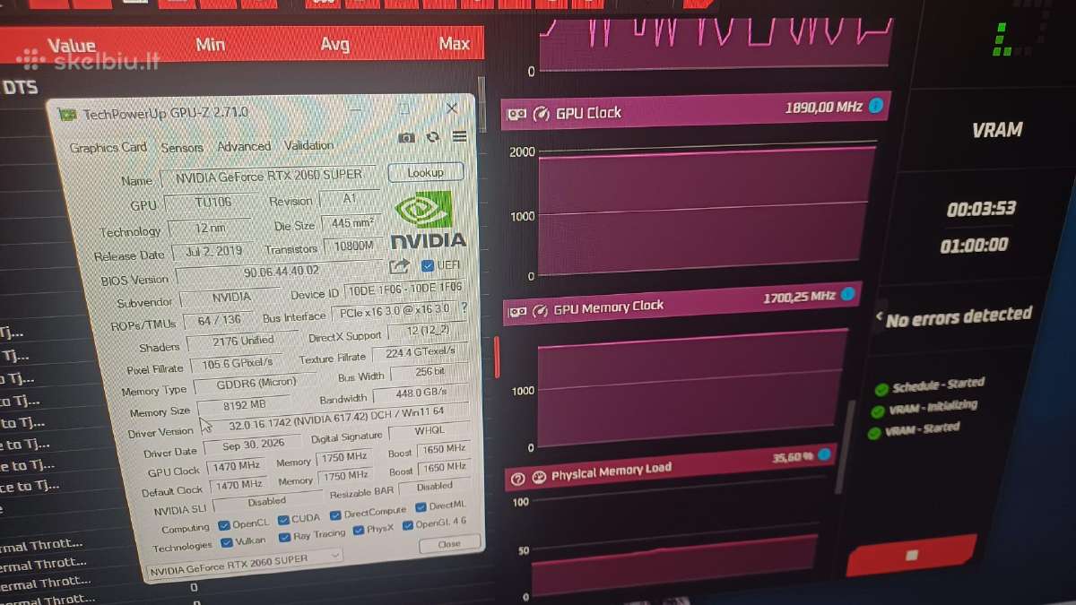 Rtx 2060 Super Dual 8gb naudota - nuotraukos Nr. 2