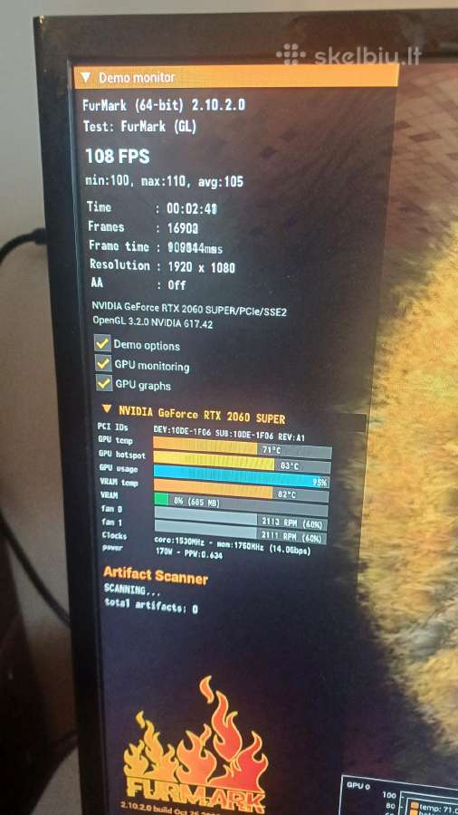 Rtx 2060 Super Dual 8gb naudota - nuotraukos Nr. 3