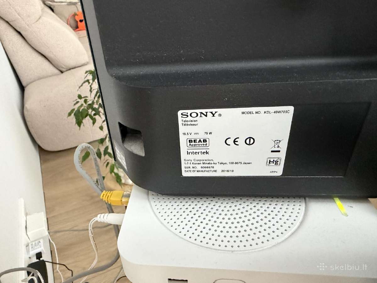 Sony televizorius - nuotraukos Nr. 3
