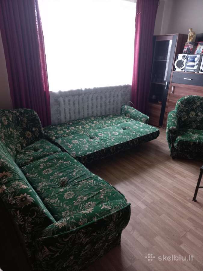 Parduodu minkšta kampa ir du fotelius. Biržai - nuotraukos Nr. 2