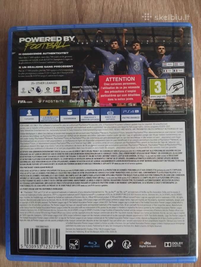 Fifa22 ps4 konsolei - nuotraukos Nr. 2