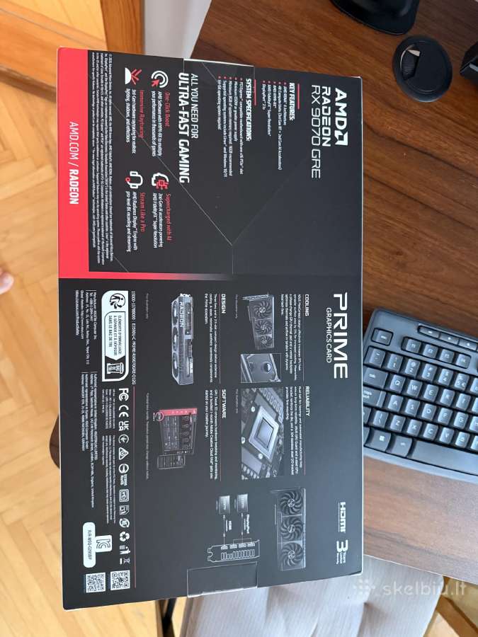 Asus Radeon Rx 9070 Gre Prime Oc 12gb Gddr6 192bit - nuotraukos Nr. 5