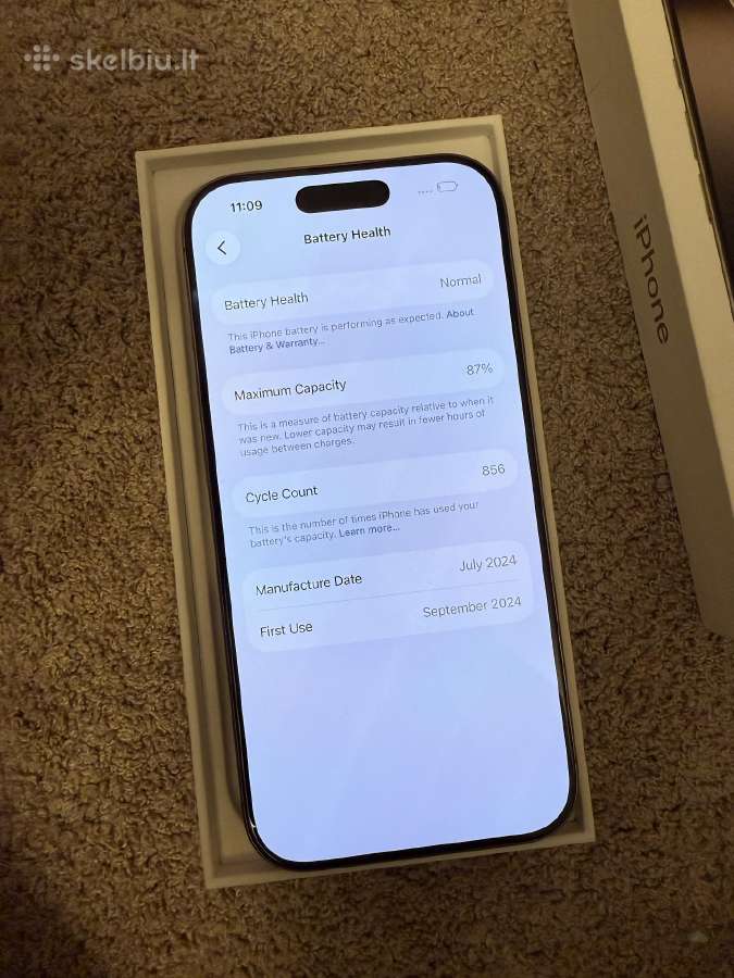 iPhone 16 pro 256gb - nuotraukos Nr. 7