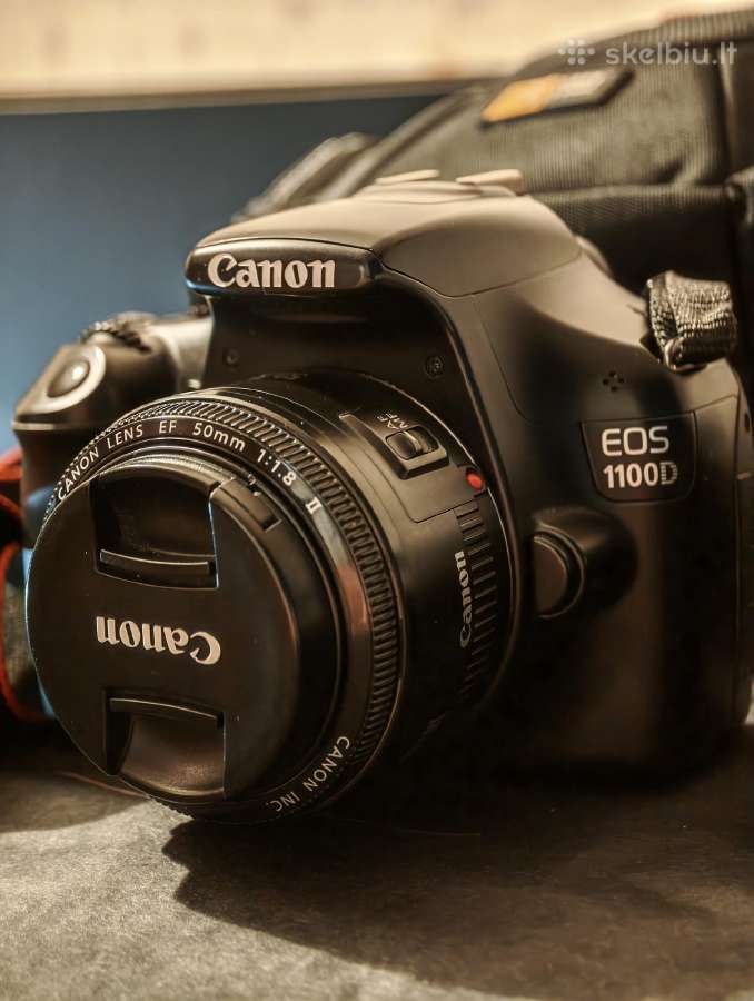 Canon EOS 1100d + 2 objektyvai - nuotraukos Nr. 2