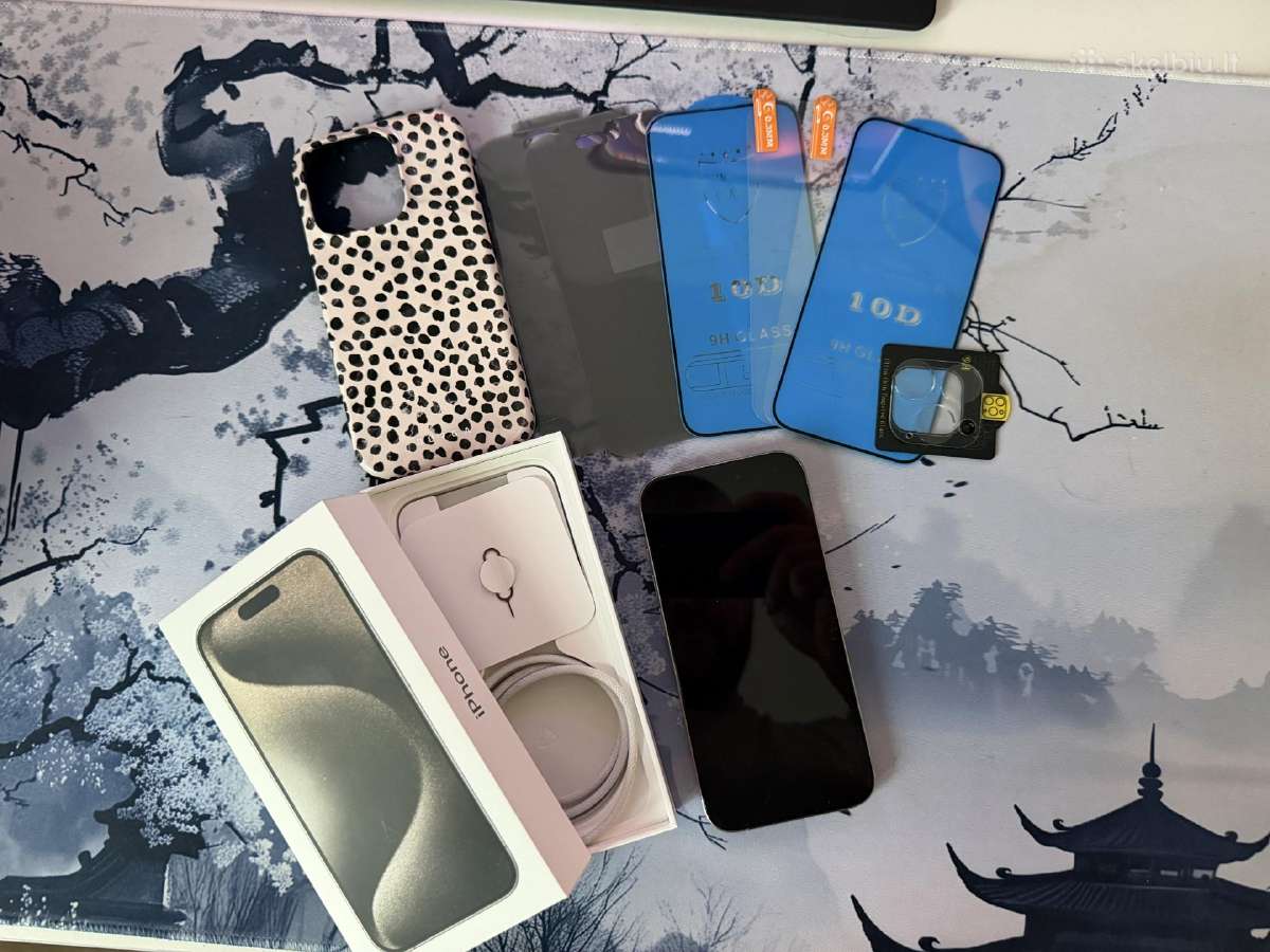 Parduodamas puikios būklės „iPhone 15 Pro“ 256 GB. - nuotraukos Nr. 4