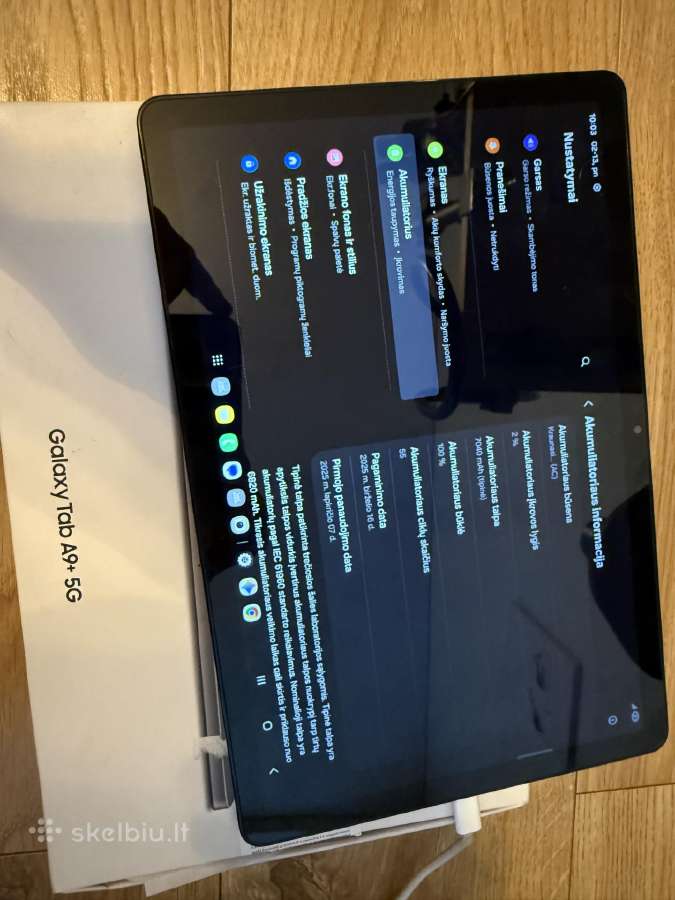 Samsung Tab A9+ 5G - nuotraukos Nr. 2
