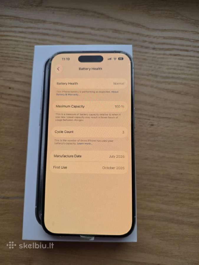iPhone 15 pro 256gb - nuotraukos Nr. 3