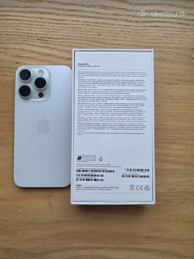 iPhone 15 pro 256gb - nuotraukos Nr. 5