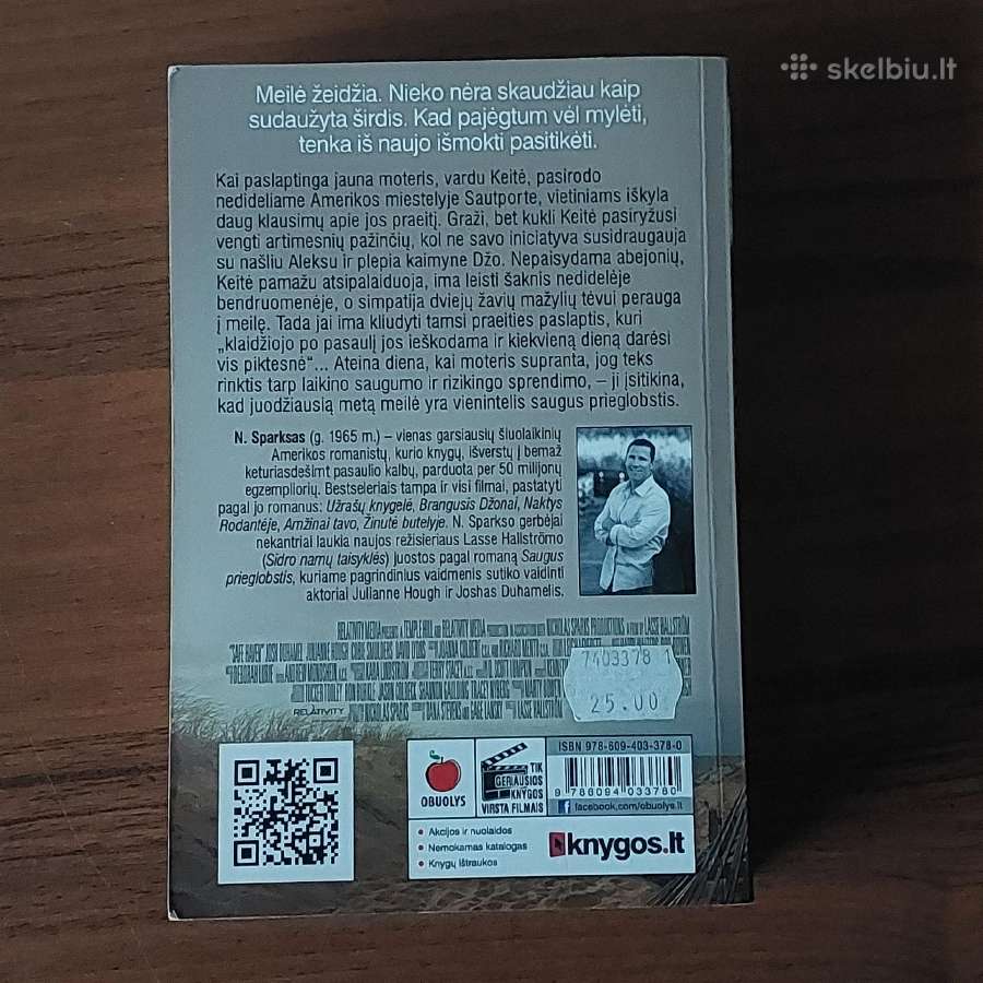 Nicholas Sparks - " Saugus prieglobstis ". - nuotraukos Nr. 4