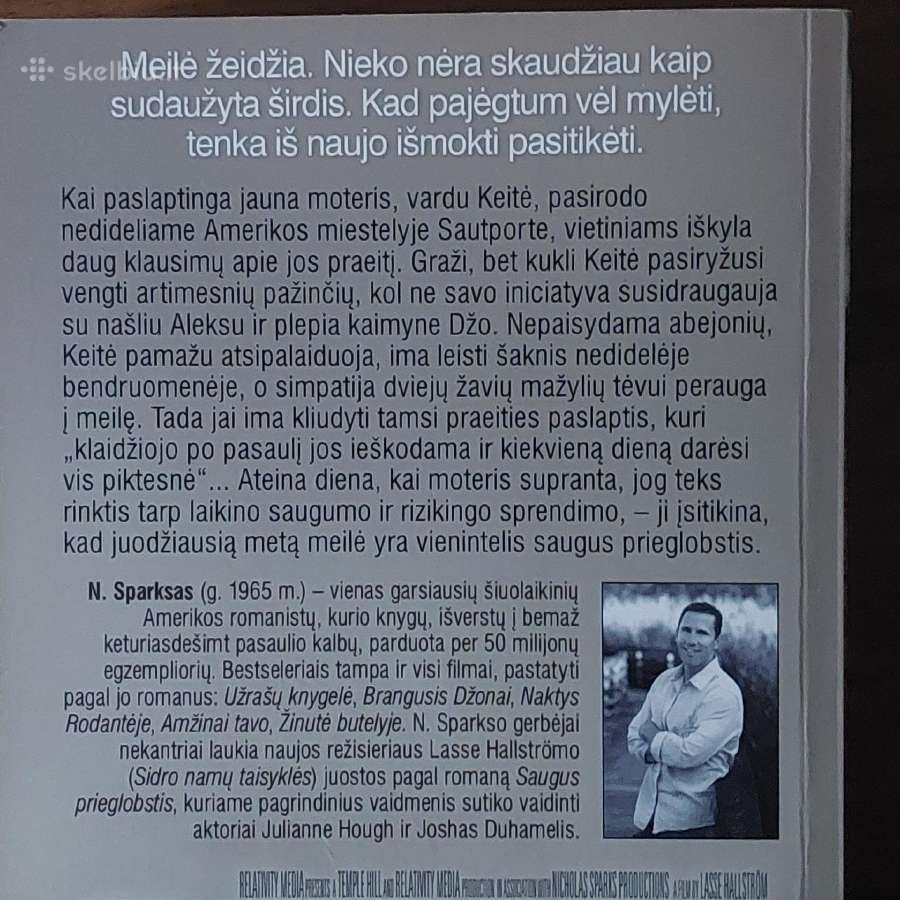 Nicholas Sparks - " Saugus prieglobstis ". - nuotraukos Nr. 5