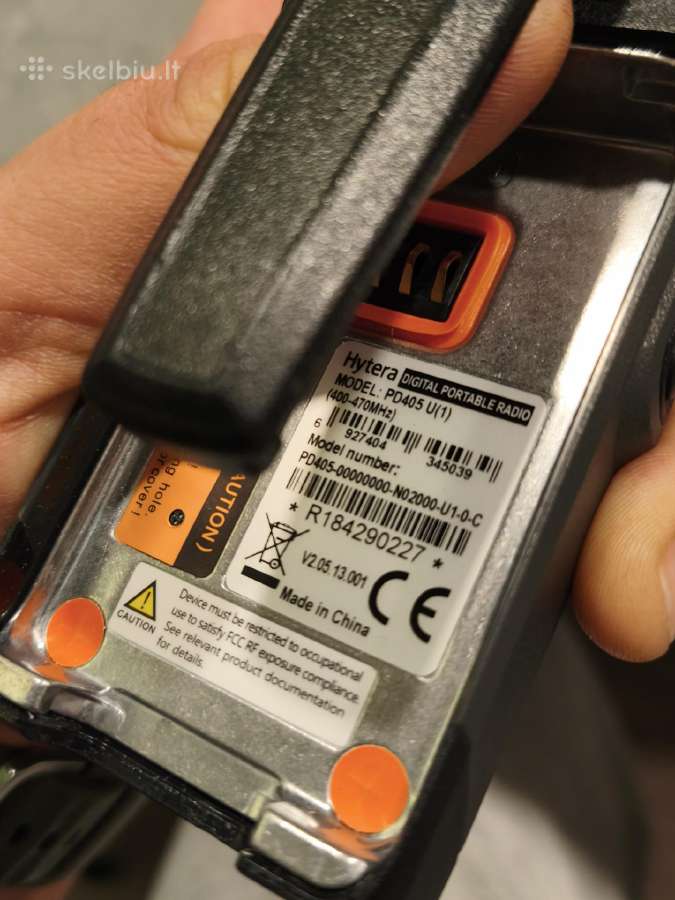 Hytera Pd405 Racijos - nuotraukos Nr. 4