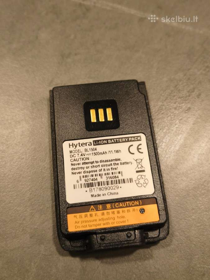 Hytera Pd405 Racijos - nuotraukos Nr. 5
