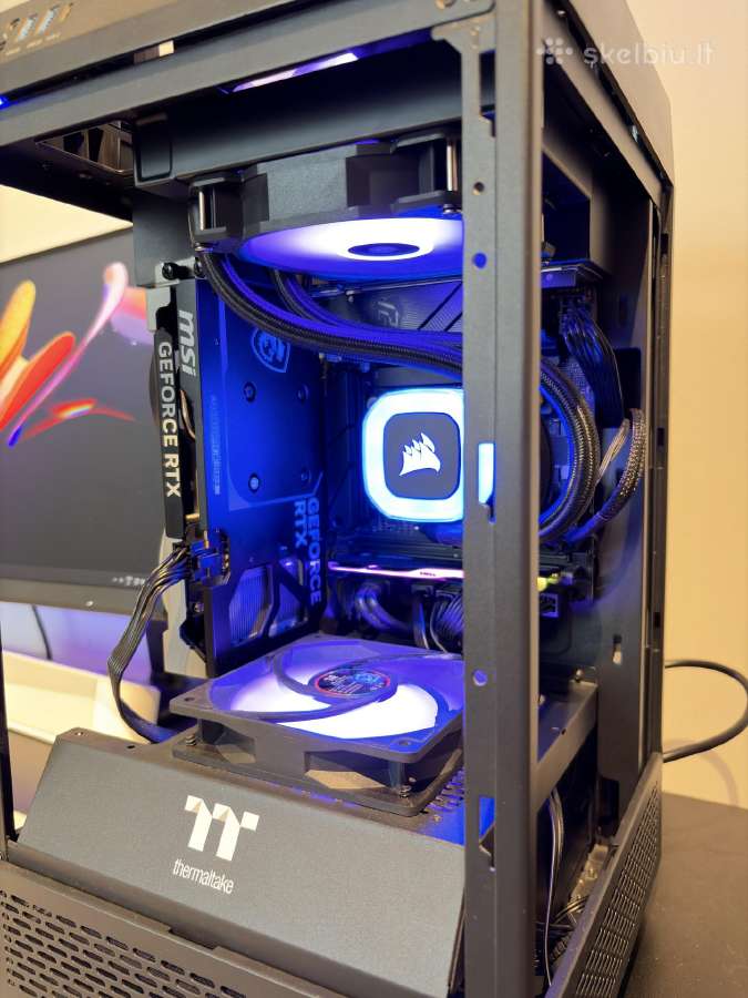 Kompaktiškas žaidimų kompiuteris Rtx/ Ryzen/32gb - nuotraukos Nr. 4