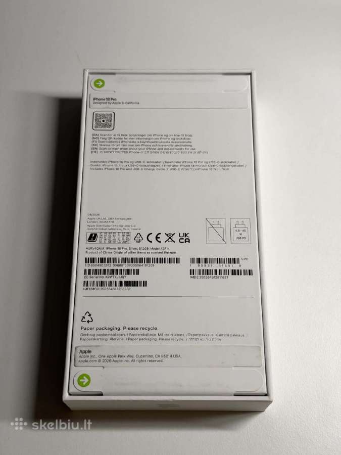 Parduodamas naujas Apple iPhone 18 Pro! - nuotraukos Nr. 3