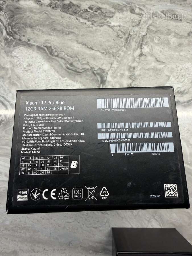 Xiaomi 12 pro - nuotraukos Nr. 10