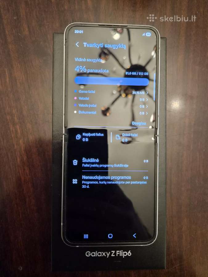 Samsung Z Flip 6 Silver 512gb/12gb - nuotraukos Nr. 3