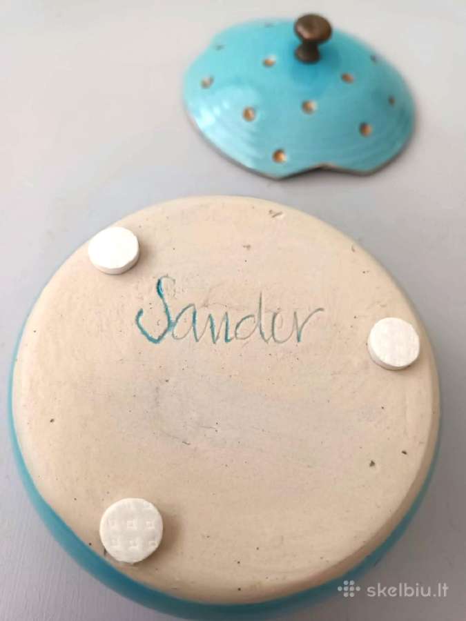Keraminė dėžutė su dangteliu „sander“ - nuotraukos Nr. 7