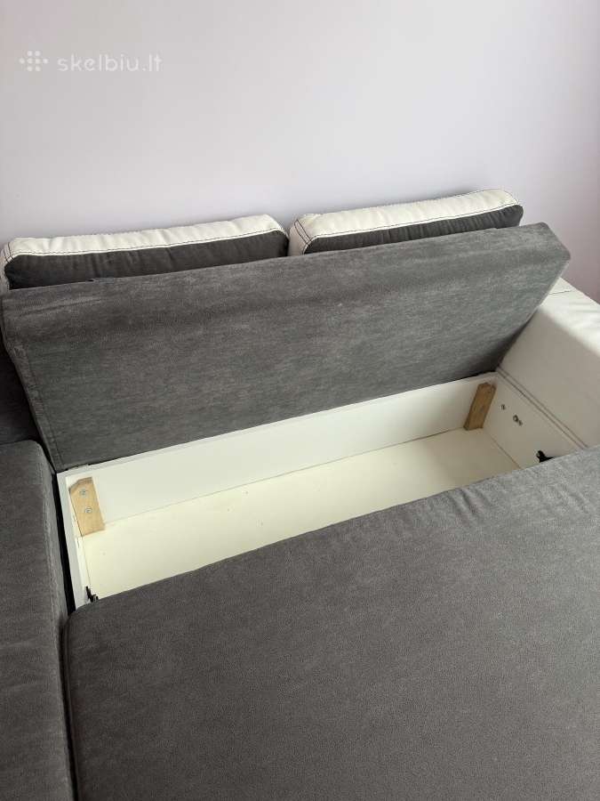 Miegamoji sofa su 2 patalynės dėžėmis - nuotraukos Nr. 4