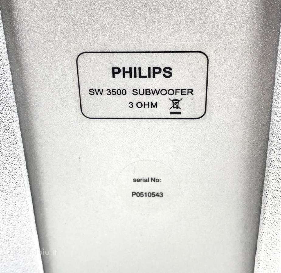 Philips namų kino sistema - nuotraukos Nr. 8
