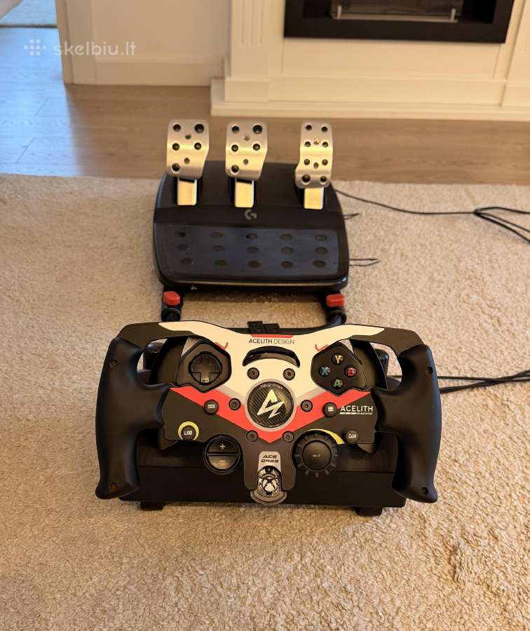 Logitech G923 vairas ir pedalai (Xbox ir Pc) - nuotraukos Nr. 2