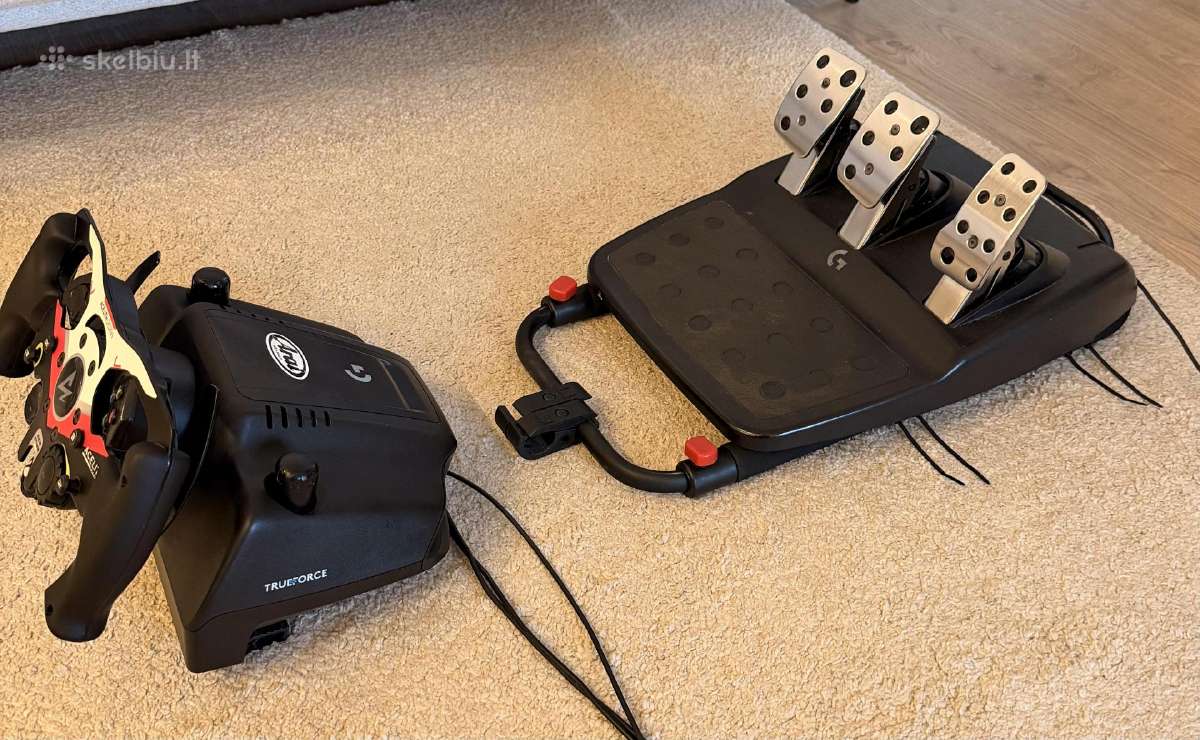 Logitech G923 vairas ir pedalai (Xbox ir Pc) - nuotraukos Nr. 3