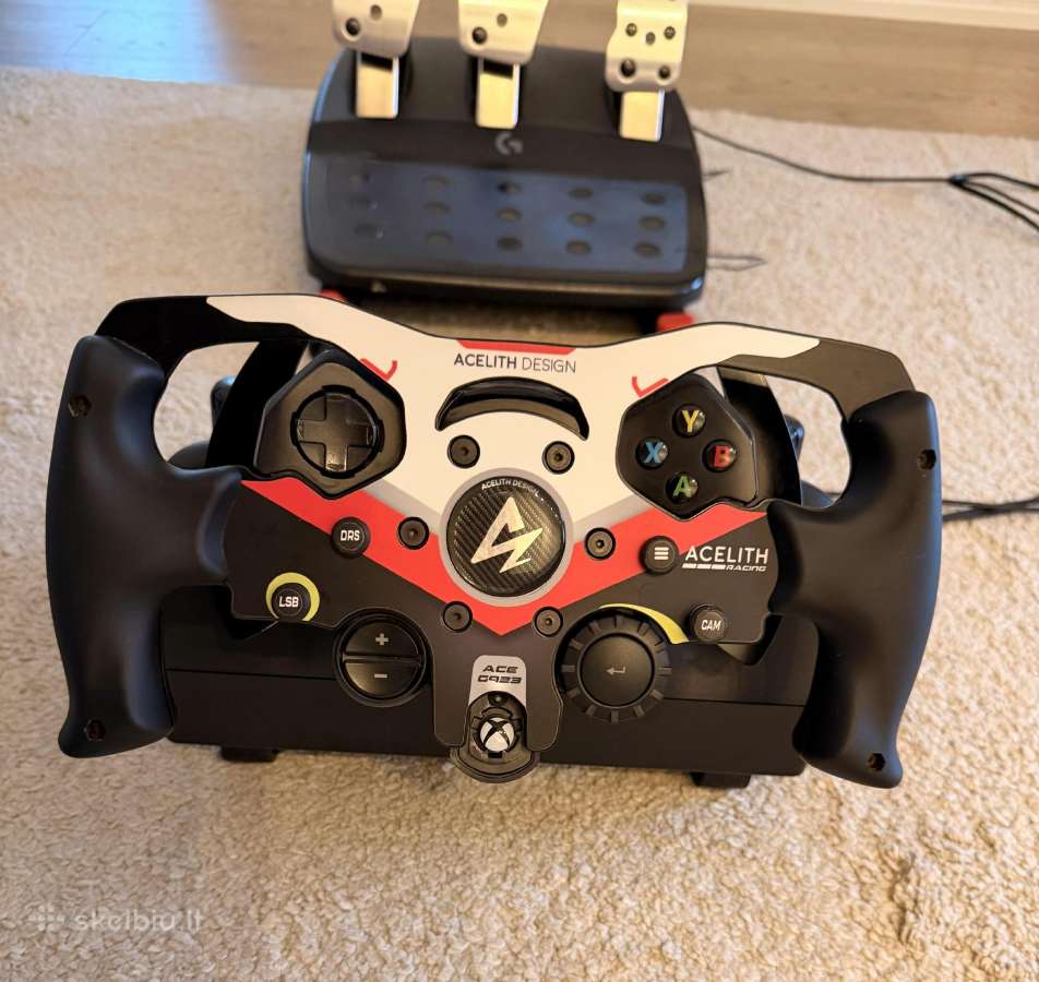 Logitech G923 vairas ir pedalai (Xbox ir Pc) - nuotraukos Nr. 7