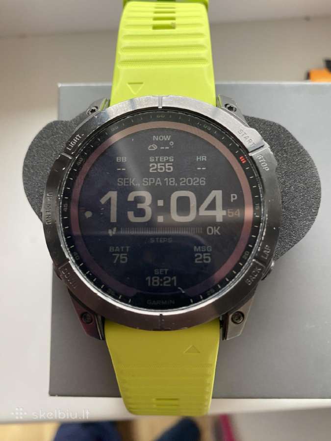Garmin Fenix 7x solar slate gray - nuotraukos Nr. 2
