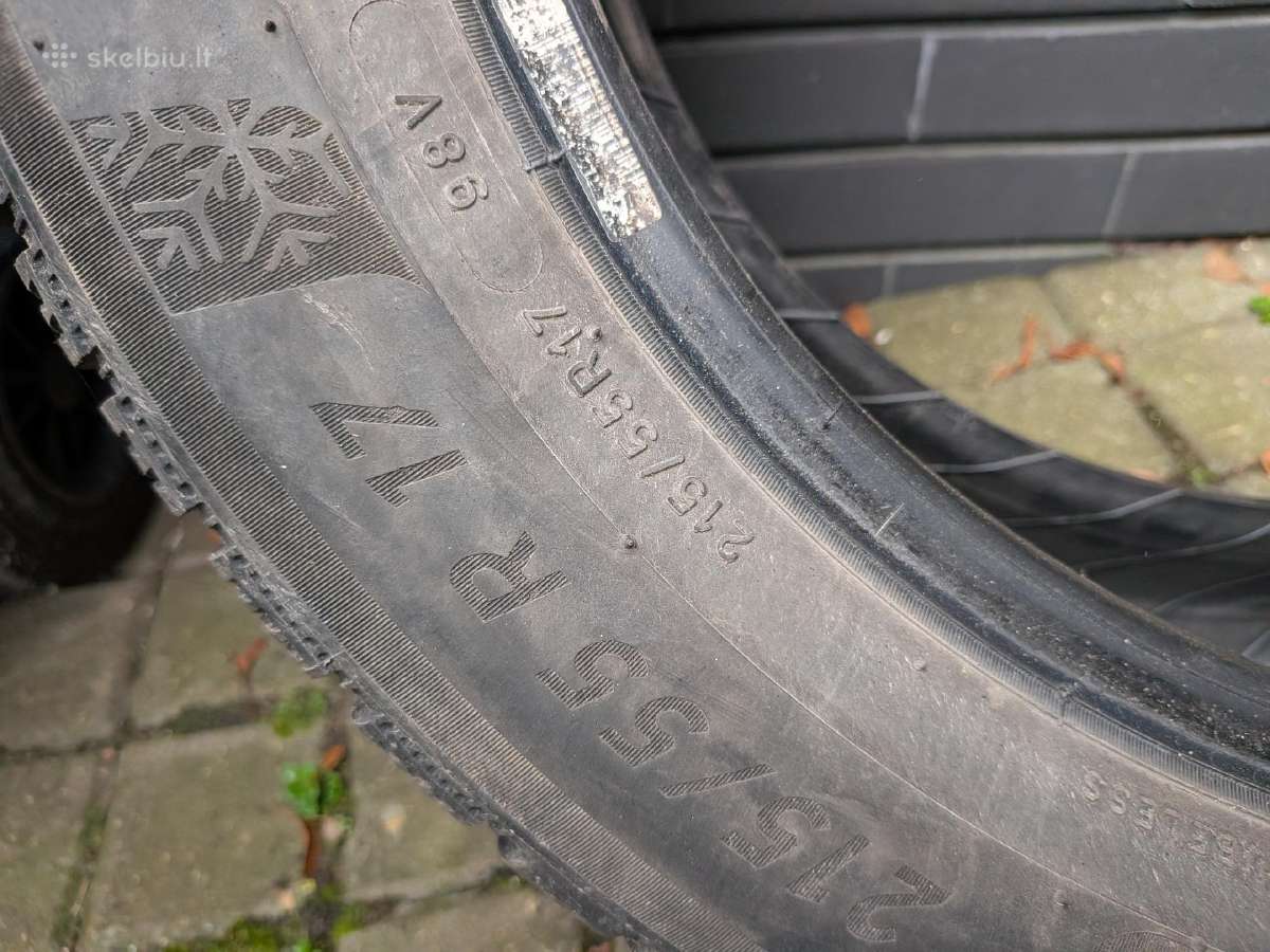 2vnt 215/55 R17 Michelin Alpin 6 - nuotraukos Nr. 6