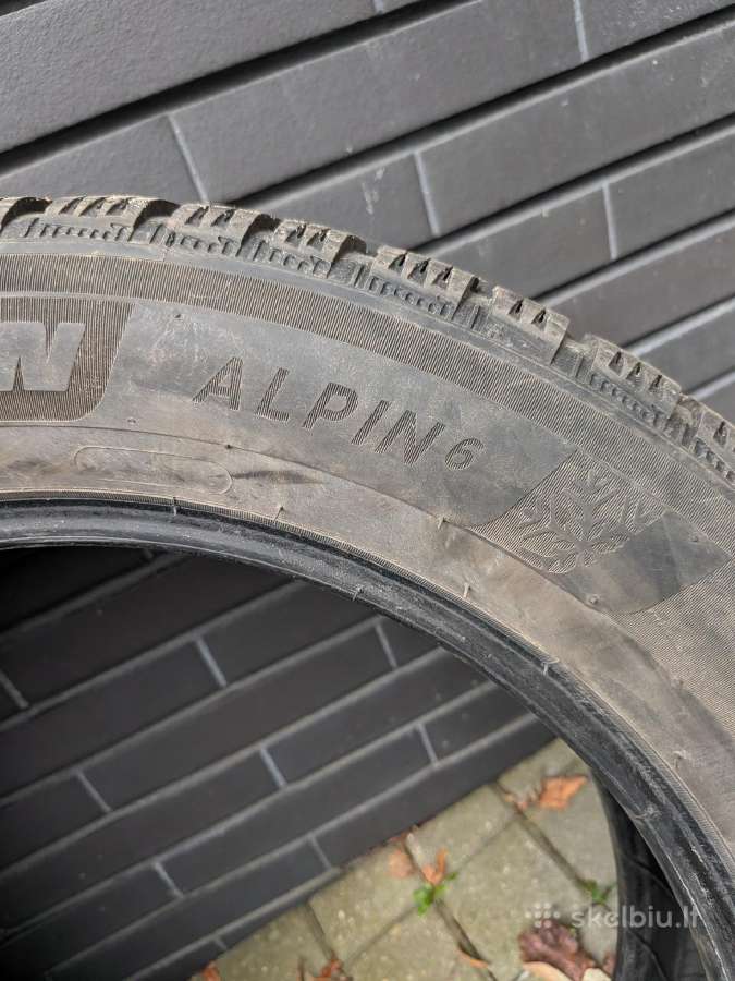 2vnt 215/55 R17 Michelin Alpin 6 - nuotraukos Nr. 7