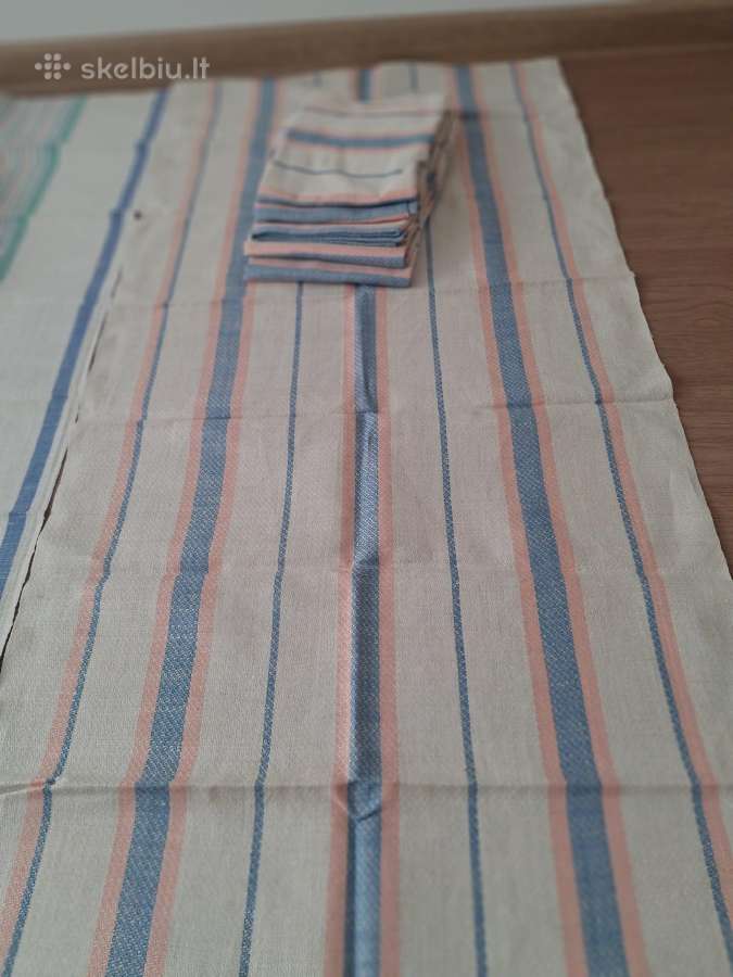 Nauji lininiai rankšluosčiai, tarybiniai - nuotraukos Nr. 3