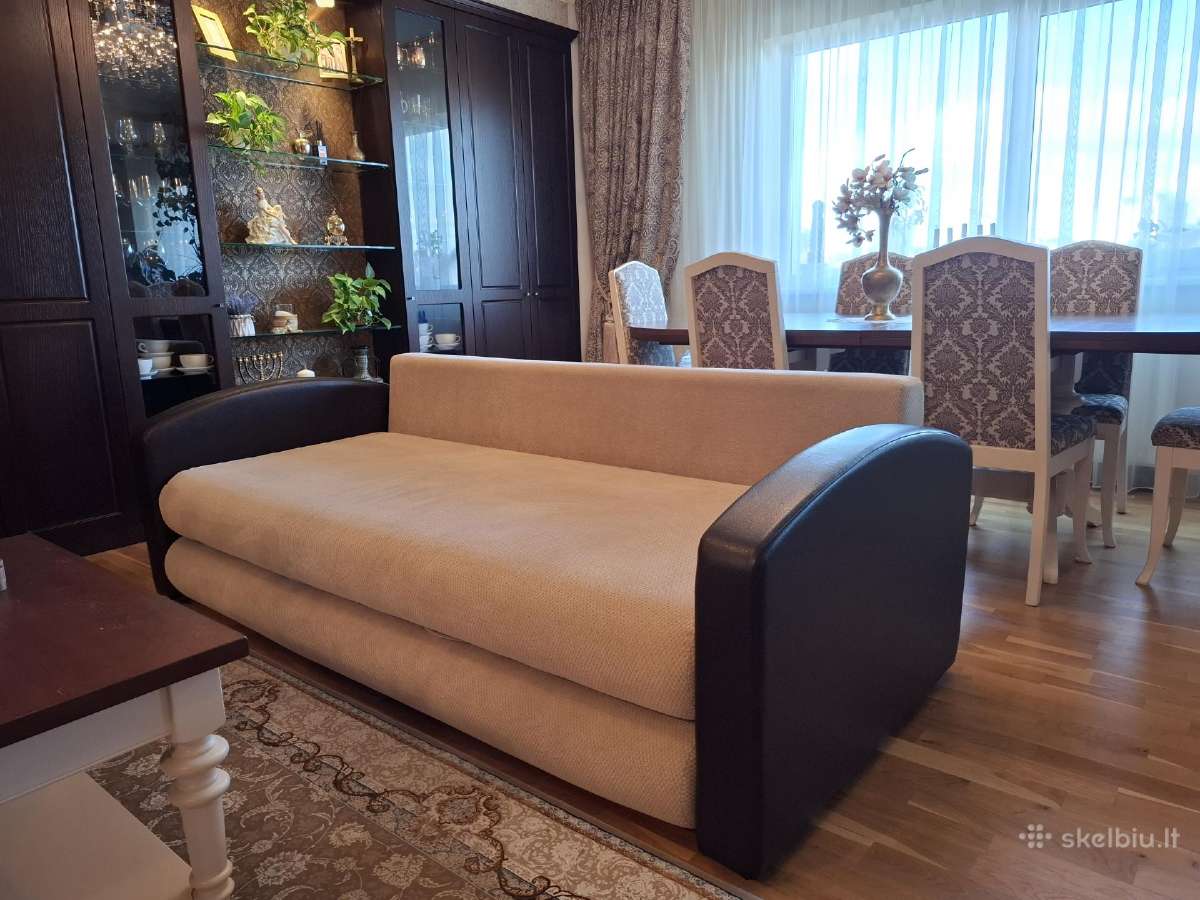 Mažai naudota sofa - lova, išskleidžiama - nuotraukos Nr. 4