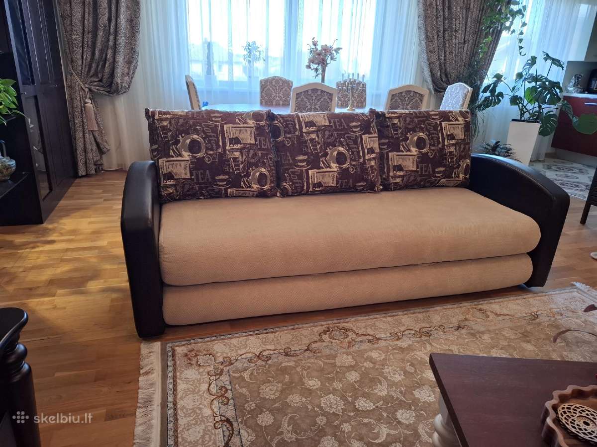 Mažai naudota sofa - lova, išskleidžiama - nuotraukos Nr. 13