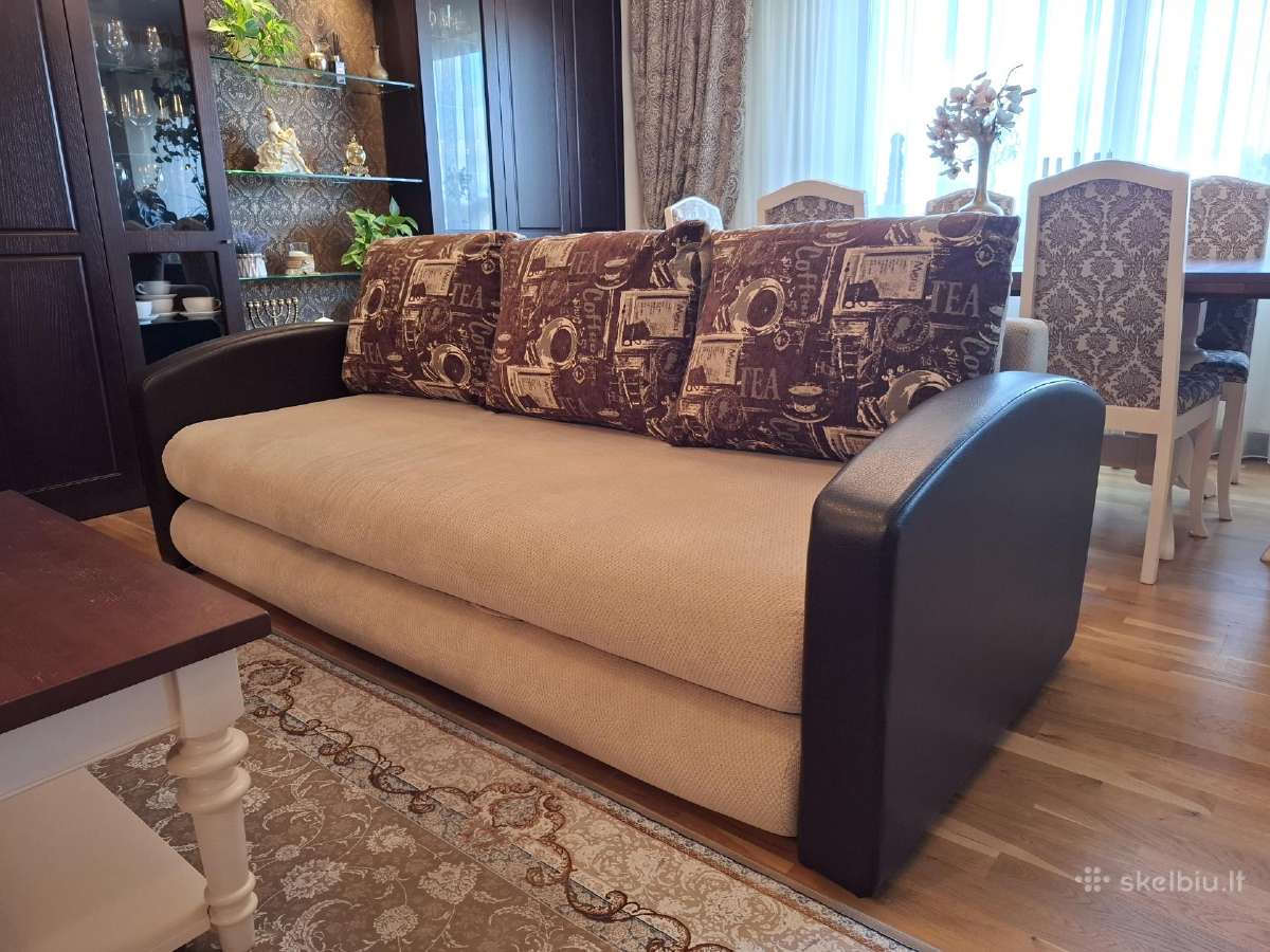 Mažai naudota sofa - lova, išskleidžiama - nuotraukos Nr. 14